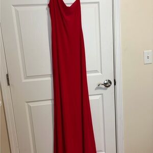 Fashion Nova One Shoulder Scarlet Dress